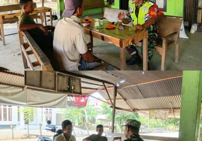 Komsos Jadi Ruang Interaksi, Babinsa Bubon Ajak Masyarakat Kuta Padang Bangun Kebersamaan