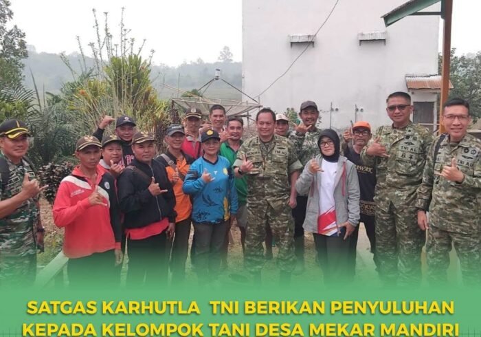 Meningkatkan Kesadaran Petani tentang Karhutla lewat Penyuluhan TNI