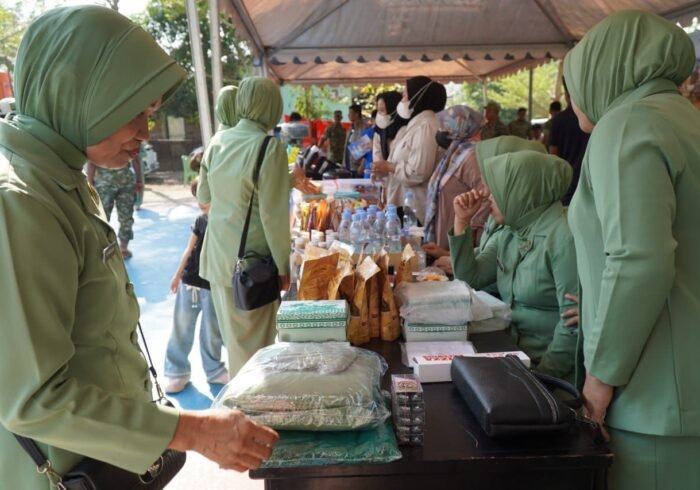 Acara Bhakti Kesehatan dan Bazar Murah Meriahkan HUT TNI ke-81 di Sidrap