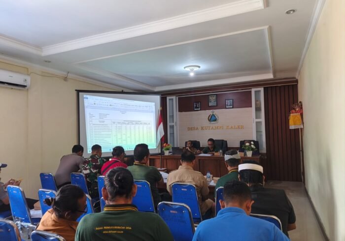 Babinsa Kutampi Kaler Terlibat Dalam Musrenbangdes untuk Tingkatkan Kesejahteraan Masyarakat