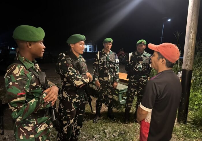 Keterlibatan TNI dalam Keamanan Malam di Malinau