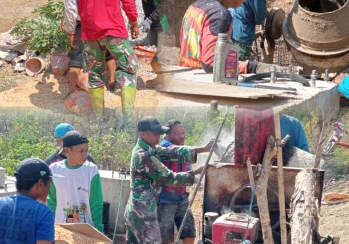 Proses Pembangunan Jembatan Garuda Didukung Penuh Masyarakat Bombana