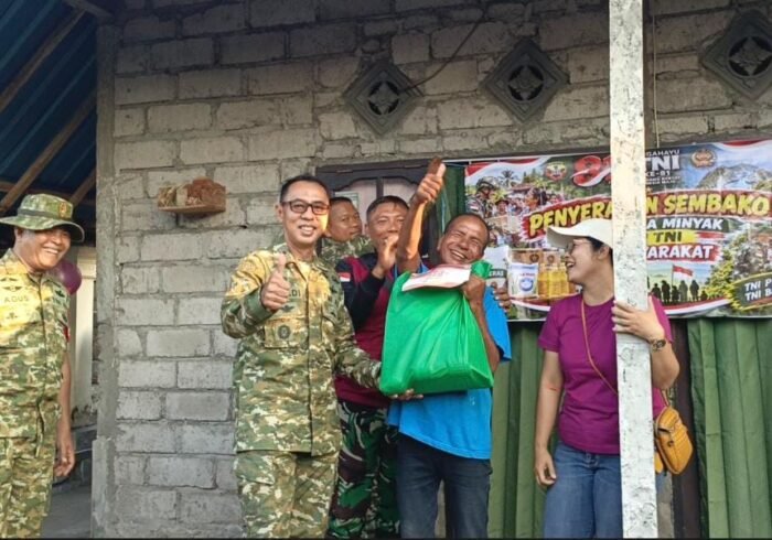 Kodim 1610/Klungkung Adakan Anjangsana Memperingati HUT TNI Ke-81