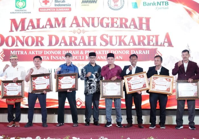 Penghargaan untuk Kodim 1607/Sumbawa di Malam Anugerah PMI 2026
