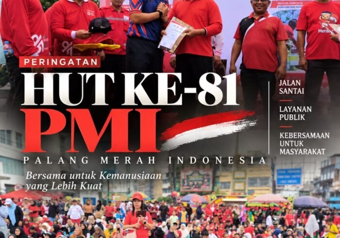 Perayaan HUT ke-81 PMI di Labuhanbatu Dihadir oleh Dandim 0209