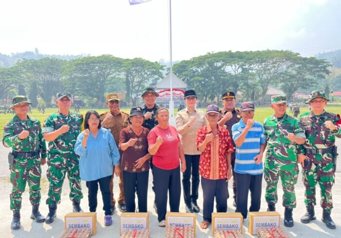 TMMD ke-130: Pengobatan Gratis dan Sembako untuk Warga Pamona