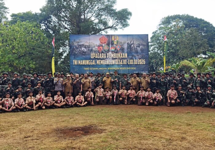 TMMD ke-130 Resmi Dimulai, Kolaborasi TNI dan Masyarakat di Ambon