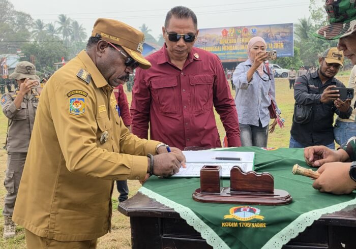 Dibuka Resmi, TMMD Ke-130 di Nabire Fokus Pembangunan Infrastruktur