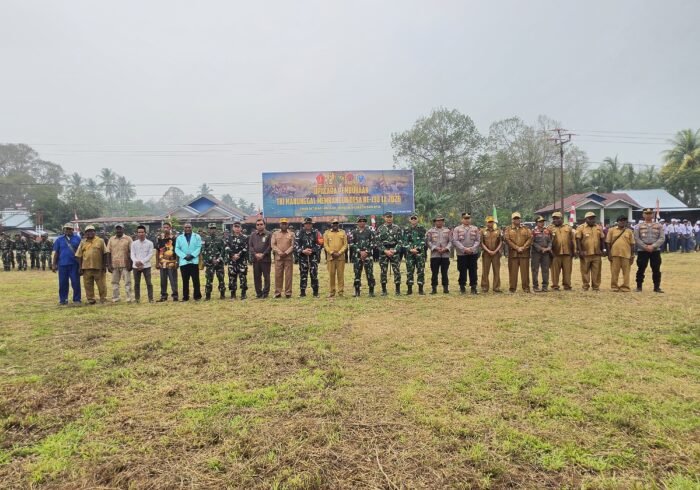 TMMD Ke-130 di Nabire: Kemanunggalan TNI-Rakyat dan Sinergitas dengan Polri