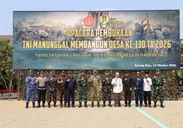Pembukaan TMMD Ke-130, Kodim 1009/Tanah Laut Percepat Pembangunan Desa