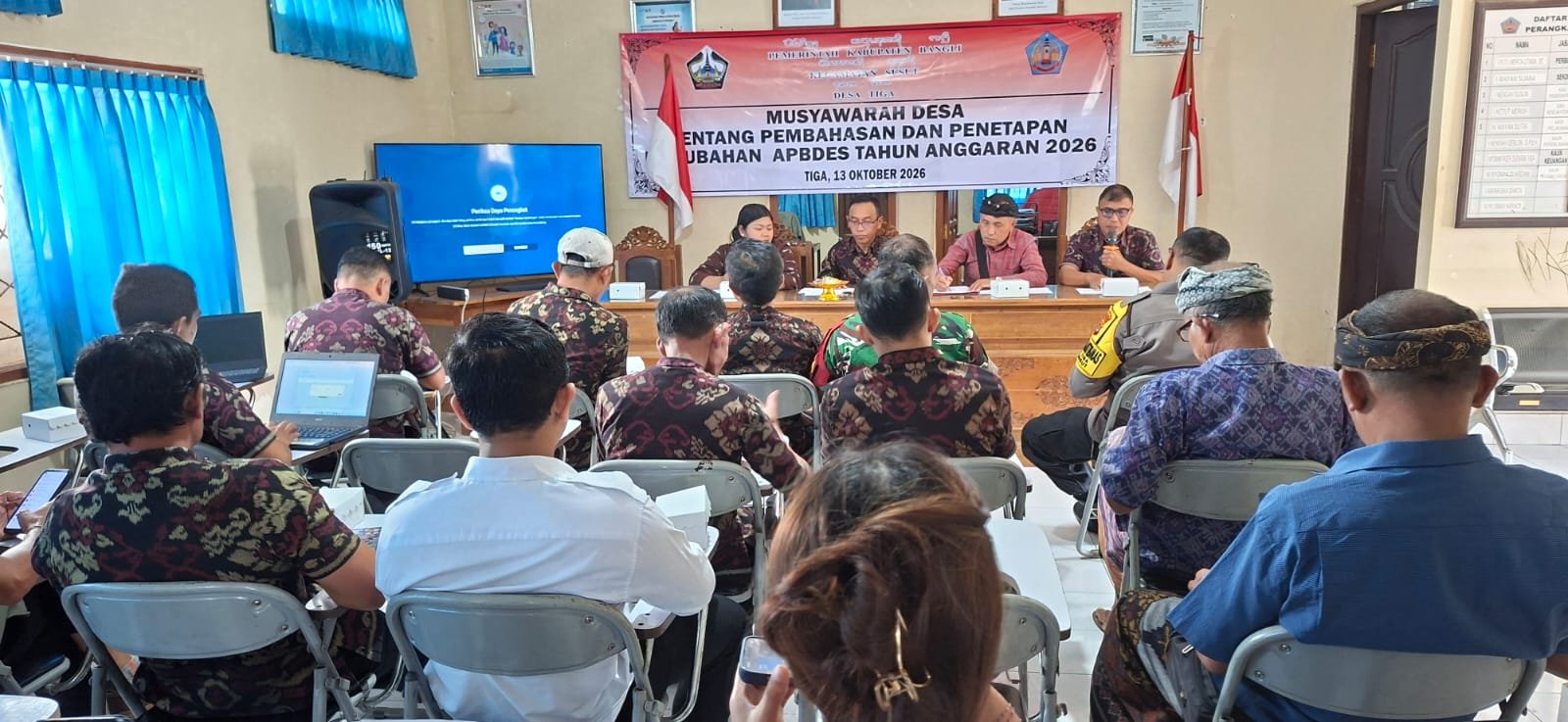 Kehadiran TNI dalam Musyawarah Desa untuk APBDes 2026