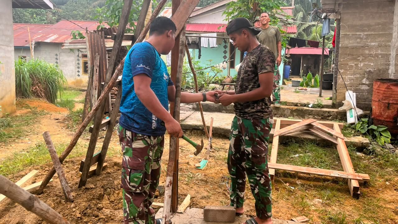 TMMD Ke-130: Menyulap Harapan Melalui Pembangunan Rumah Bu Suhanim