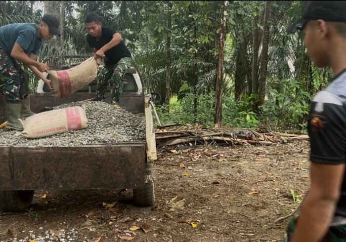 Satgas TMMD Ke-130 Kodim 1210/Landak Meningkatkan Kualitas Pembangunan