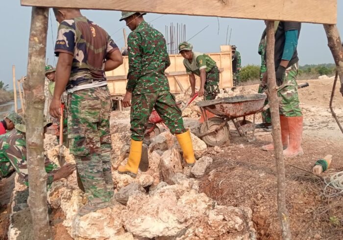 Pembangunan Talud di Kawite-Wite Dikejar Pasca TMMD ke-130