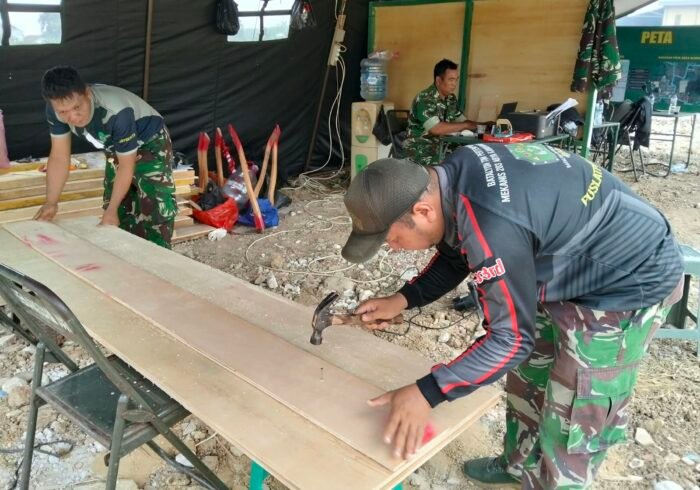 Pembangunan Fisik di Desa Sumur Bandung Didukung oleh Pemotongan Triplek