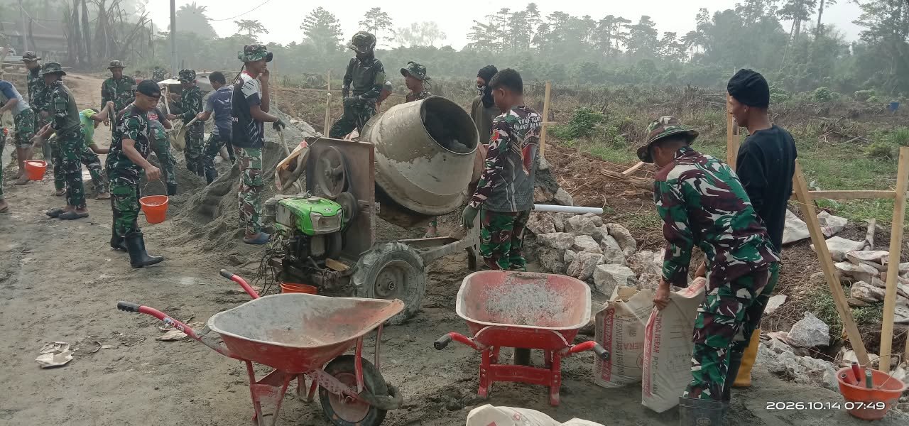 TMMD ke-130 Kodim 1403/Palopo: Sinergi TNI dan Warga dalam Membangun Jalan