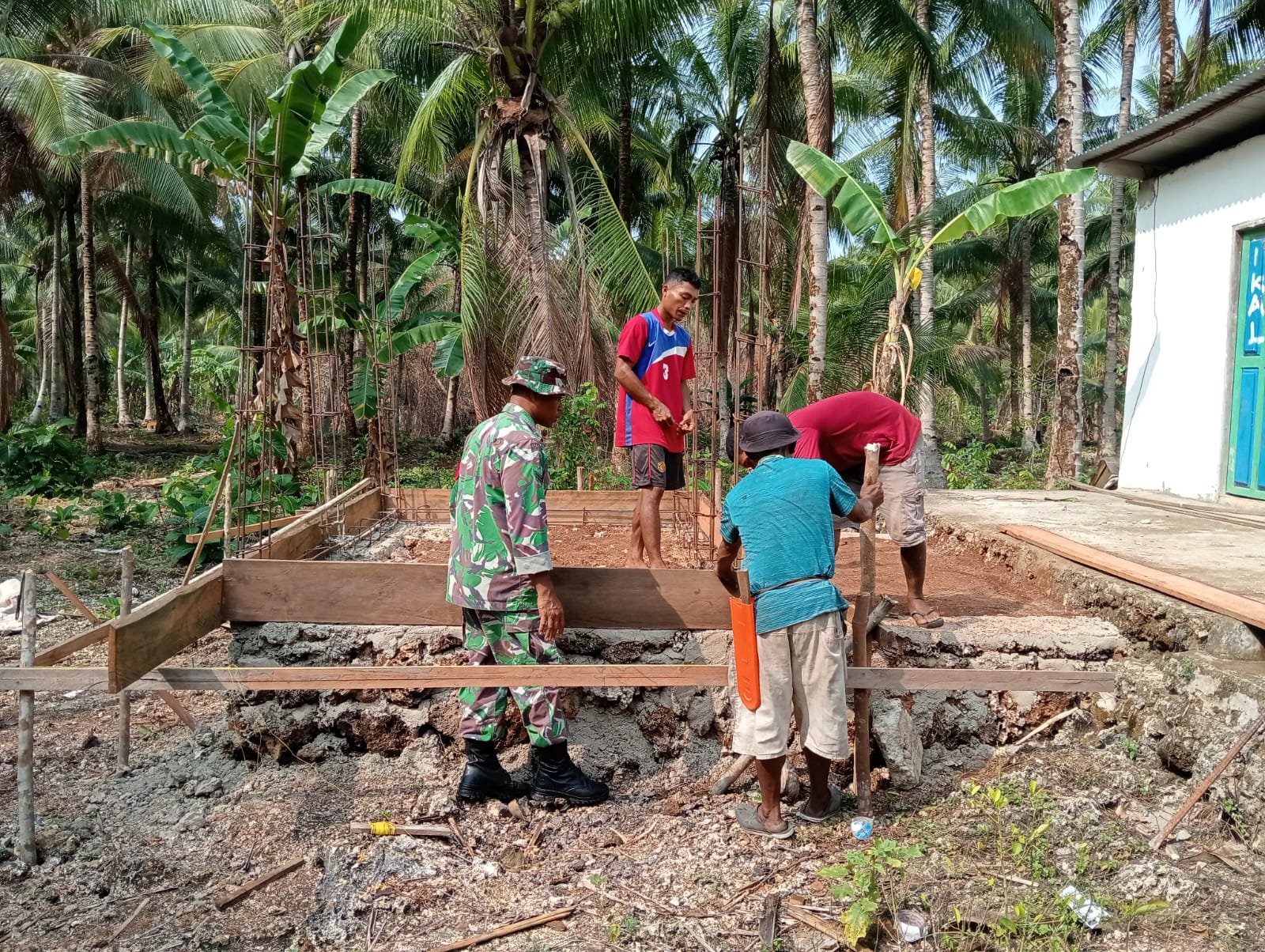 Satgas TMMD Kodim 1512/Weda: Kenyamanan Ibadah di Kacepi