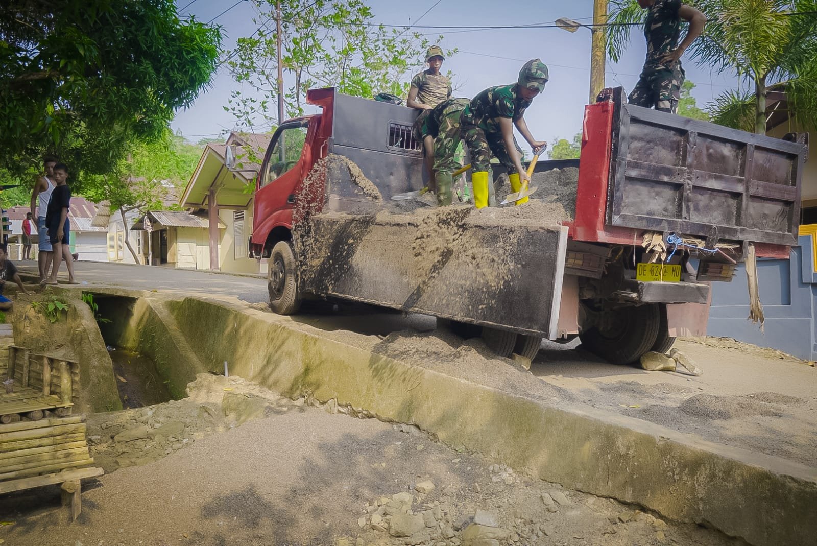 Keterlibatan Warga Memperkuat Pelaksanaan TMMD ke-130 di Ambon
