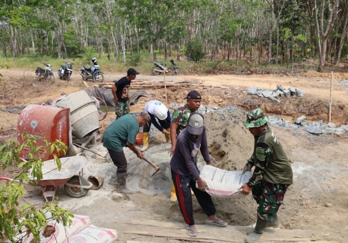 Semangat Gotong Royong dalam Proyek TMMD