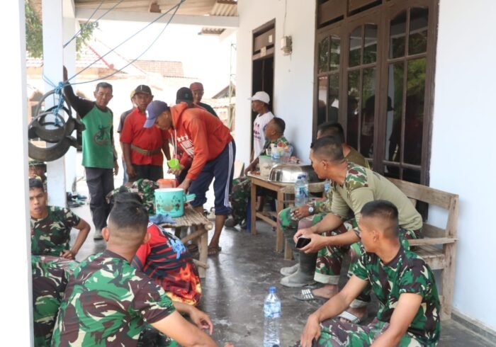 Semangat Gotong Royong Tercermin dalam TMMD ke-130 Kodim Tulungagung