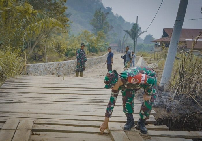 Dansatgas TMMD ke-130 Tinjau Pekerjaan Prajurit di Luwu Timur