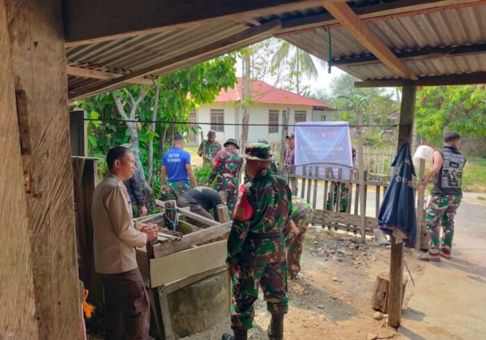 Kodim 1307/Poso Mulai Pembangunan Sumur Pompa di Desa Soe