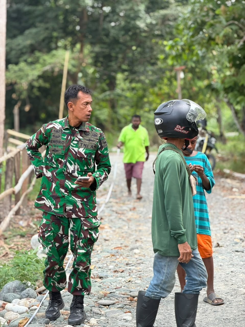 TMMD ke-130 Akan Tingkatkan Jalan Akses, Kapten Inf Hendro Cek Lokasi Proyek