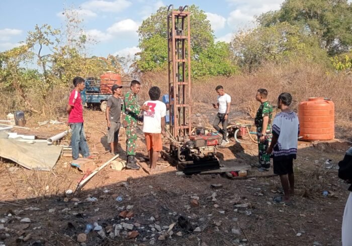 Sumur Bor untuk Masyarakat, TMMD ke-130 Kodim 1416/Muna Bergotong Royong