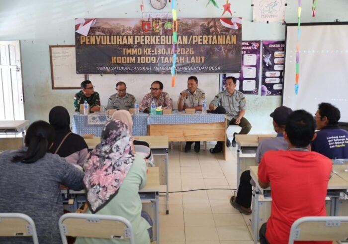 Satgas TMMD ke-130 Ajak Masyarakat Karang Rejo Waspadai El Niño dan Karhutla