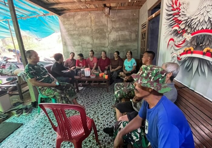 Warga Nahaya Temiang Tunjukkan Semangat Kebersamaan dalam TMMD