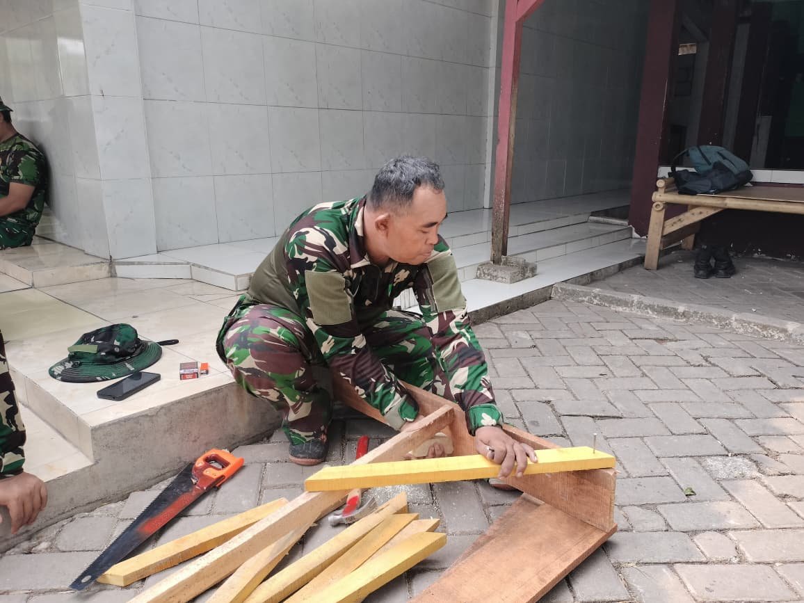 Satgas TMMD ke-130 Kodim 0510/Tigaraksa Lakukan Persiapan Peralatan Pembangunan