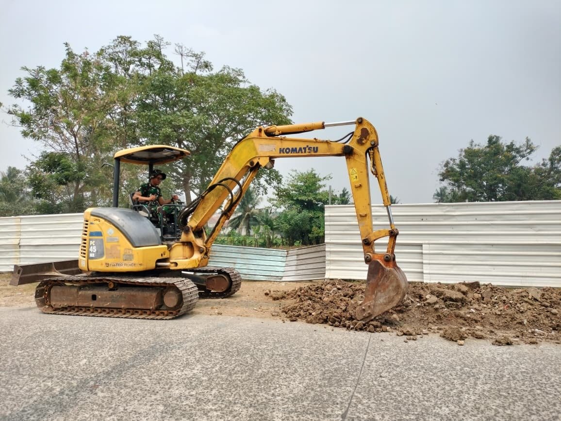 Pembangunan Infrastruktur TMMD ke-130 di Tigaraksa Dimulai