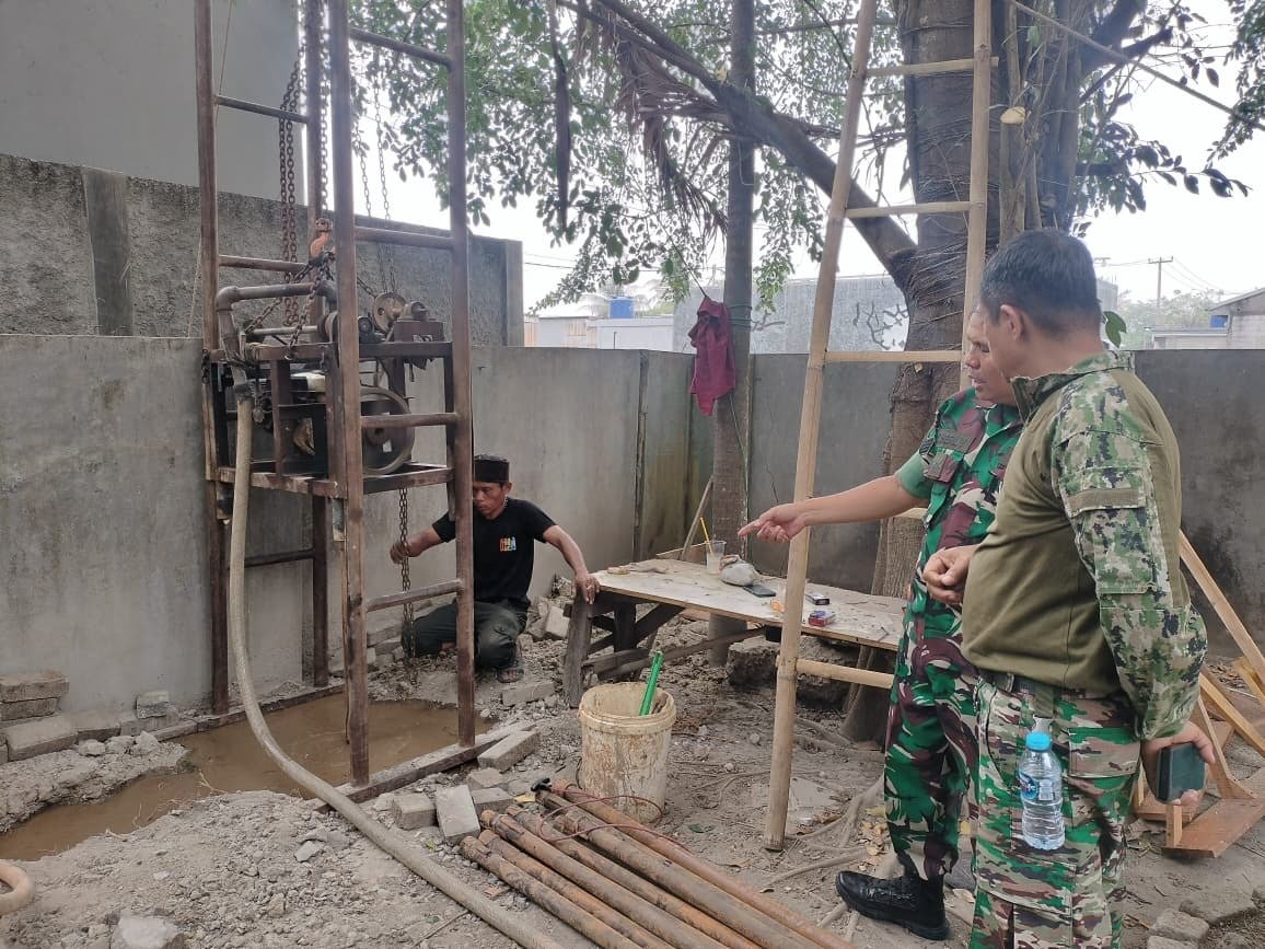 Program TMMD ke-130: Pembangunan Sumur di Desa Sumur Bandung